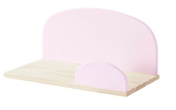 KIDDY muurplank 45 cm zacht roze