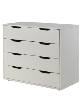 Ladekast Pingo massieve den wit