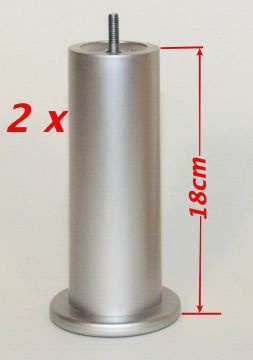 2 poten BX20 hardplastic alu