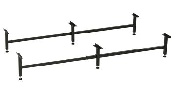 Accessoires uitschuifbare ondersteunende potenset voor  lattenbodems van 100 tot 190 cm – stijlvol en praktisch