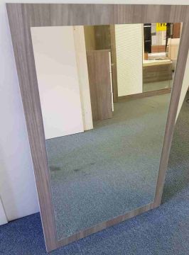 Spiegel Spiegel met grijze eik rand. Julia Houtkleur 3x70 cm – stijlvol en praktisch