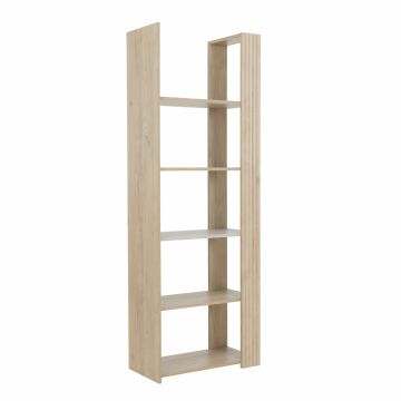 Boekenkast Boekenrek 62cm Straw Lichte eik 32x62 cm – stijlvol en praktisch