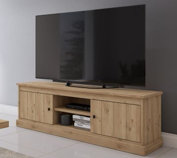 Tv-meubel Balencia lichte eik - tv meubel 155cm Lichte eik 43x154 cm – stijlvol en praktisch
