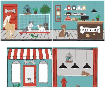 Bedspeelgordijn DIinosaurus