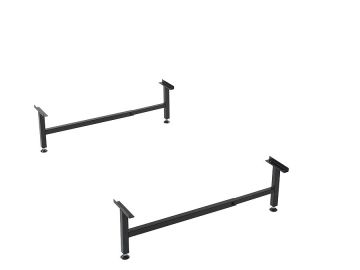 Accessoires uitschuifbare ondersteunende potenset voor  lattenbodems van 55 tot 100 cm – stijlvol en praktisch