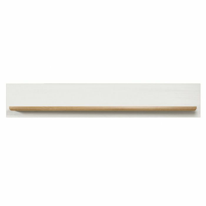 Muurplank | TE_196148357 | Shade - muurplank 146x25cm in een dekor van wit gekalkt grenen en eik  
