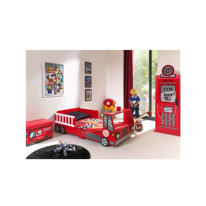 Kinderkamer - Auto- & Themabed - Kinderbed | VI-SCTDFT | Peuterbed brandweer bed 70x140cm 