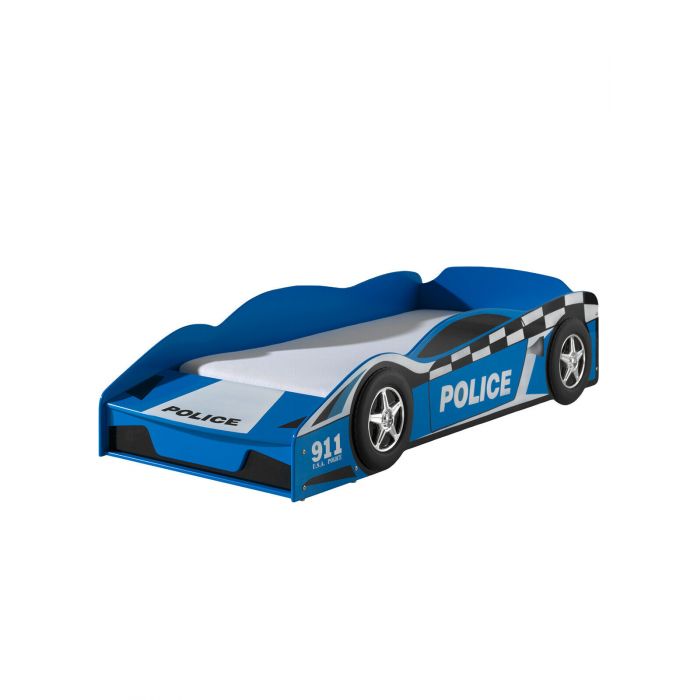 Lit voiture bambin POLICE 70x140CM Lit voiture - Chambre Enfant - Lit enfant | VI-SCTDPOL | Lit voiture bambin POLICE 70x140CM