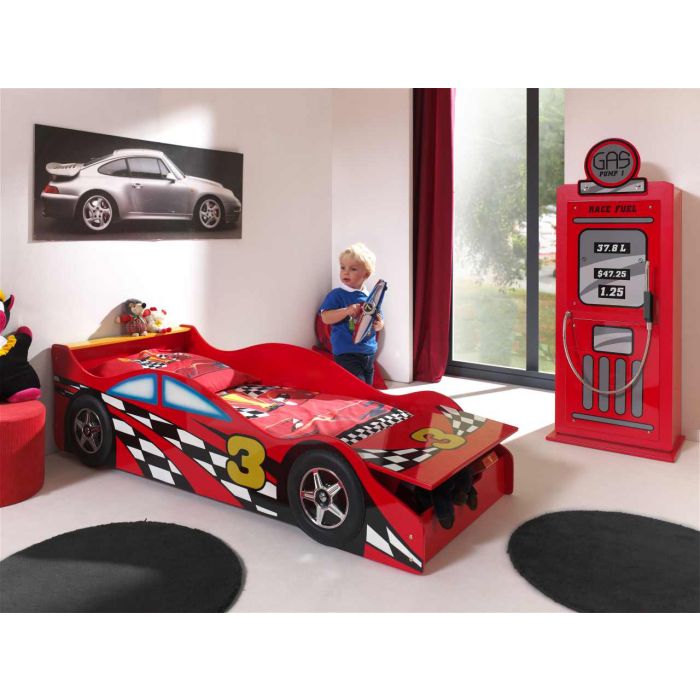Auto- & Themabed - Kinderkamer | VI-SCCOTDRC02 | Peuterbed auto race kamer combi nr 9 