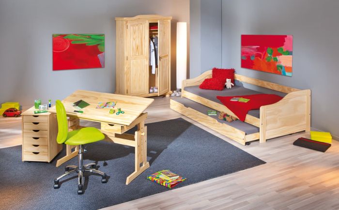 GOPLUS Kindertafel met stoel, in hoogte verstelbaar, sensorische tafel